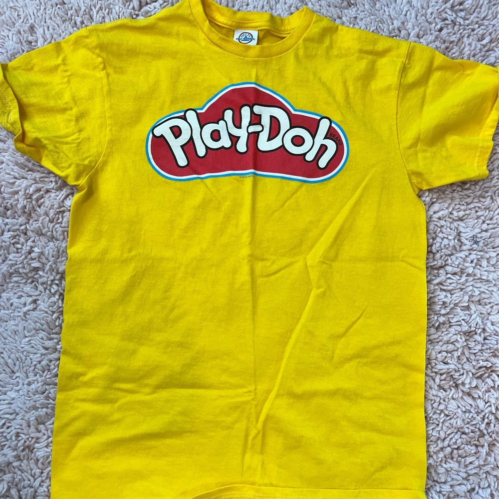 Yellow Play-Doh shirt, size medium